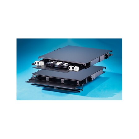 Ortronics 1U SPLICE/PATCH RACK MOUNT, HOLDS 3 ADAPTER PANELS AND 2, SPLICE TRAYS FC01U-C